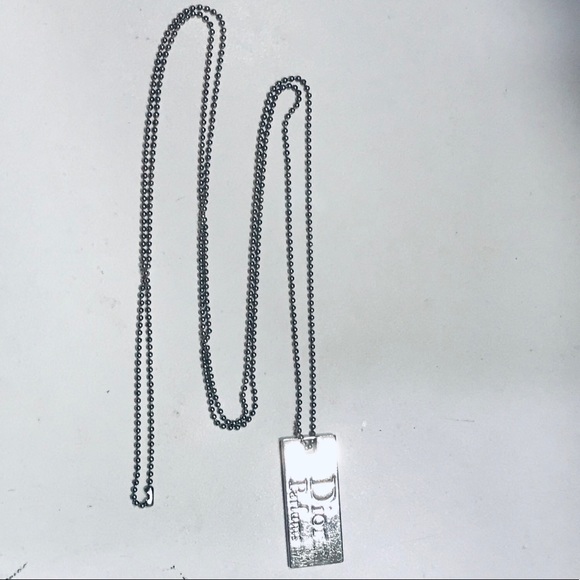 Dior Jewelry - Dior Parfums dog tag necklace